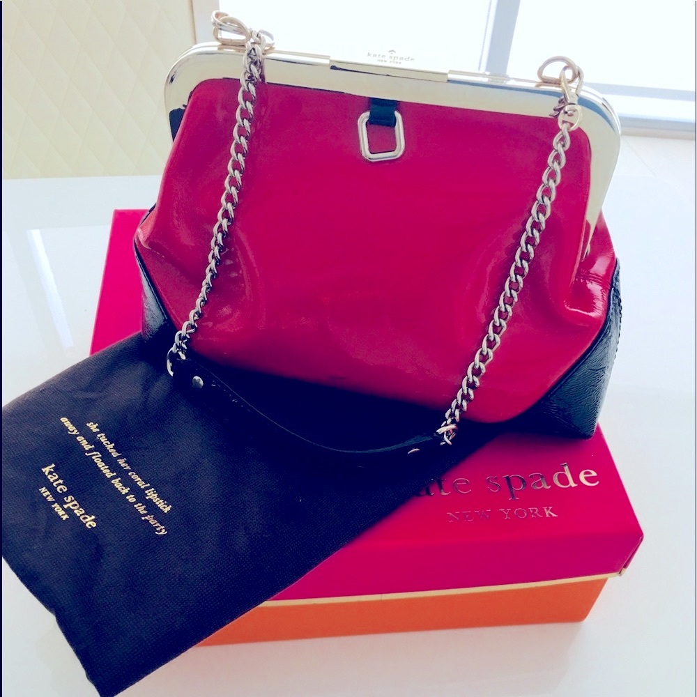 Kate Spade luxury  Party bag patent leather
